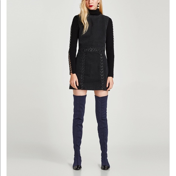 GORGEOUS NWT ZARA Over the Knee Boots - Picture 5 of 8